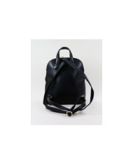 Women's Black Backpack with Front Clasp