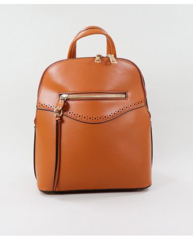 Mochila Camel de Senhora com Fecho Frontal