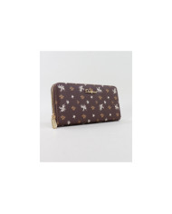 Women's Brown Wallet Rectangular