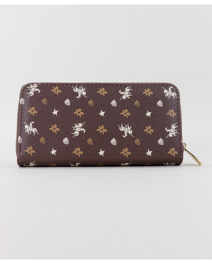 Women's Brown Wallet Rectangular