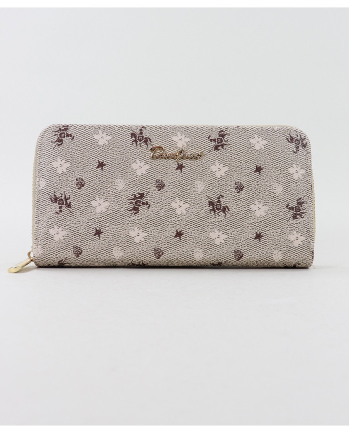 Beige Lady Wallet Rectangular