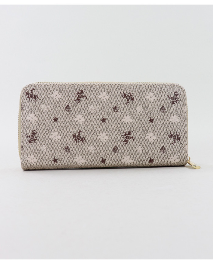 Beige Lady Wallet Rectangular