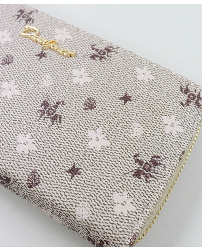 Carteira Bege de Senhora Retangular