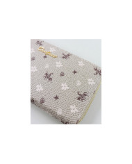 Beige Lady Wallet Rectangular