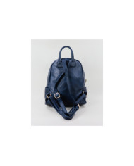 Blue Backpack with Front Clasp
