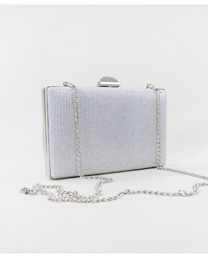 Pochete de Senhora Prata com Correntes