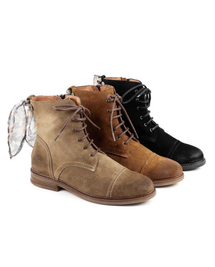 Women's Rase Boots Ginova with Lace