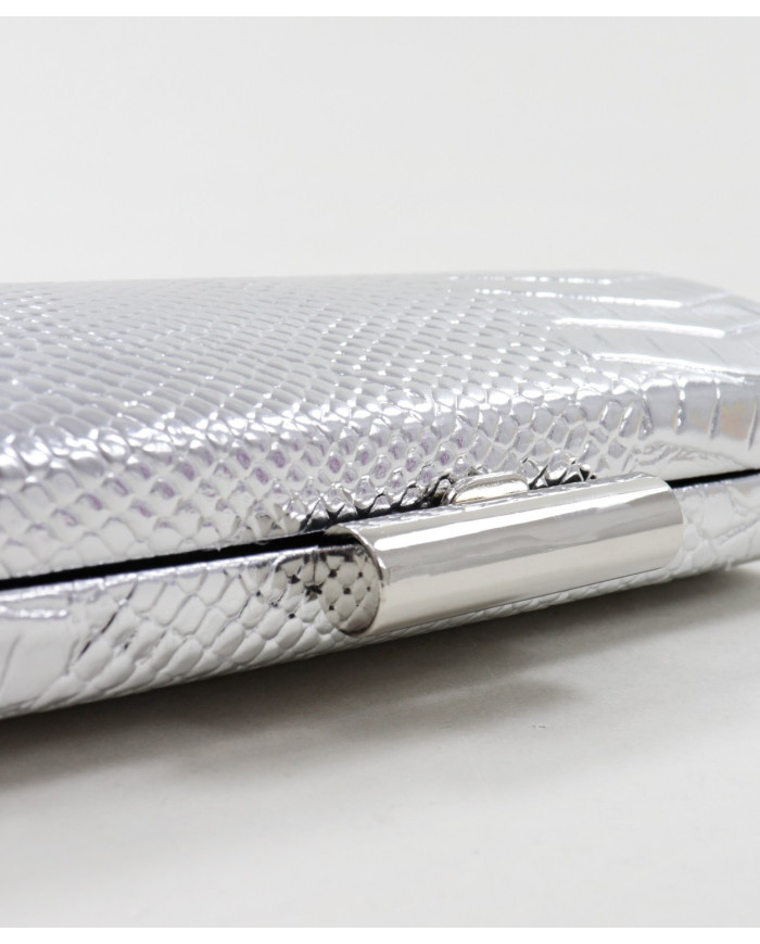 Silver Pochete of Ceremony with Texture