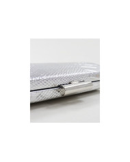 Silver Pochete of Ceremony with Texture