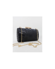 Black Pochete of Ceremony with Texture