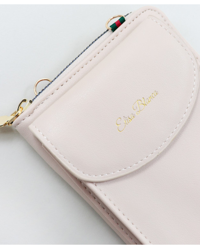 Señoras Taupe Wallet con Teléfono Bag