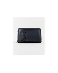 Ladies Black Wallet with Mobile Phone Bag