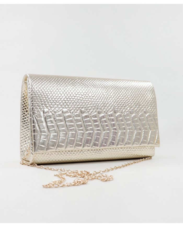 Pochete Dourada de Senhora Elegante
