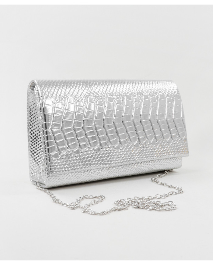 Pochete Prata de Senhora Elegante