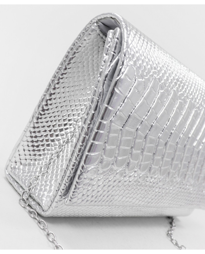 Pochete Prata de Senhora Elegante