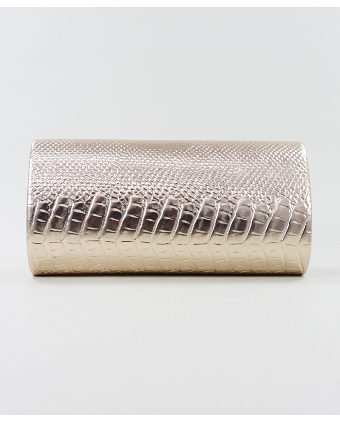 Pochete Dourado de Senhora com Textura