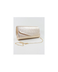 Pochete Dourado de Senhora com Textura