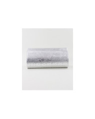 Pochete Prata de Senhora com Textura