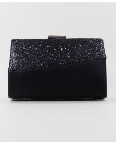 Cuna negra de damas con brillo