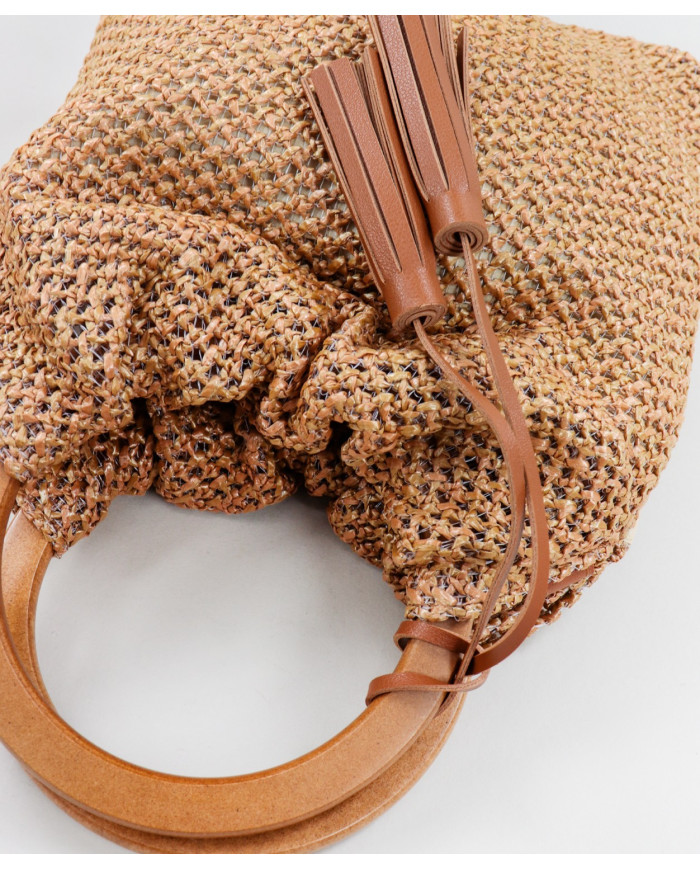 Hand Camel Bag with Effects