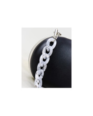 Pochete Preta Oval de Senhora