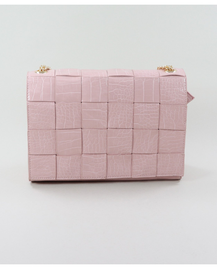 Mala Rosa de Senhora com Tiras Entrelaçadas