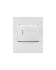 Lady's White Case with Interlaced Strips