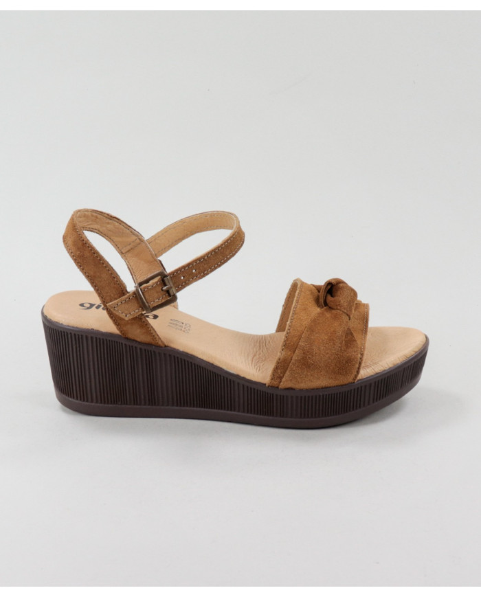 Ladies sandals in Cunha Ginova with Nó