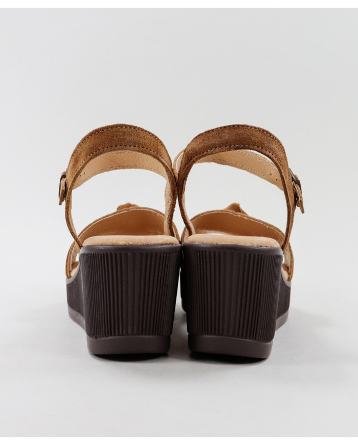 Ladies sandals in Cunha Ginova with Nó