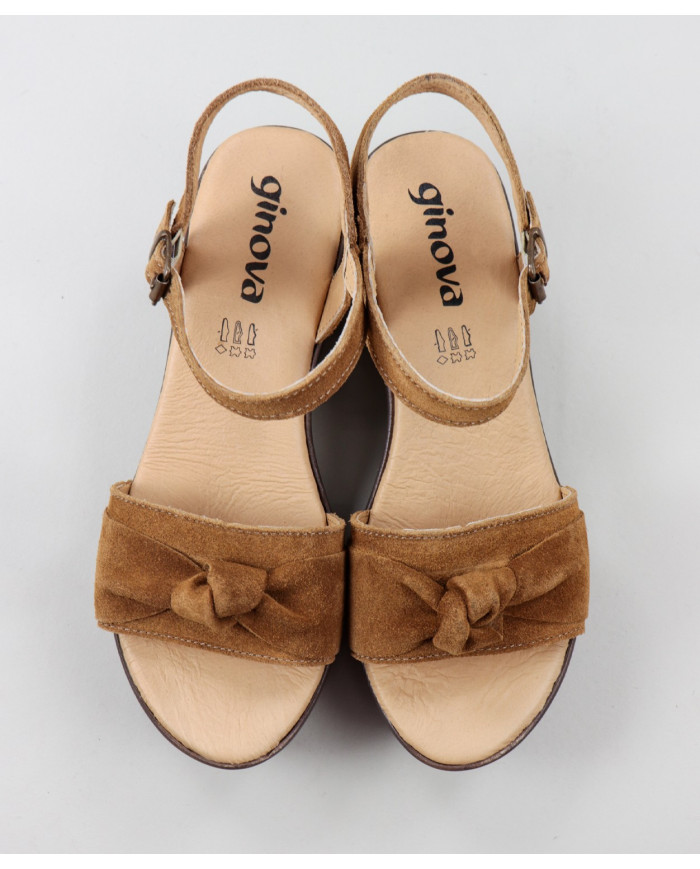 Sandalias de Cunha Ginova con Nó