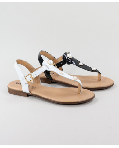 Sandalias de Madame Ginova con Perlas