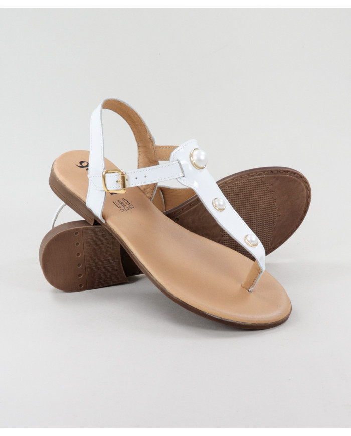 Sandalias de Madame Ginova con Perlas