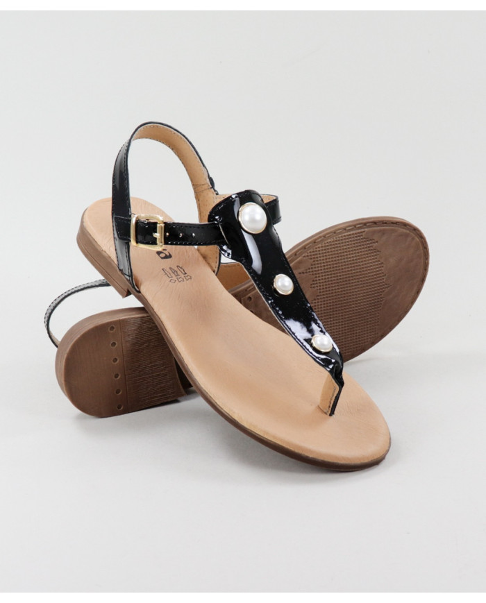 Sandalias de Madame Ginova con Perlas