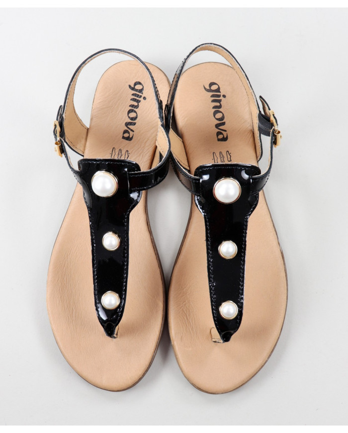 Sandalias de Madame Ginova con Perlas