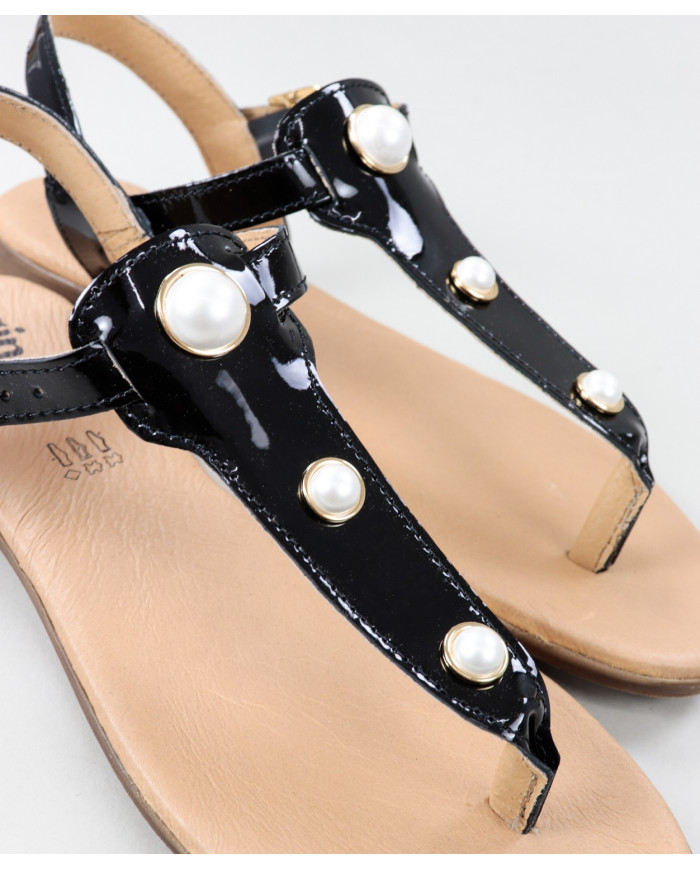 Sandals by Madame Ginova with Pearls