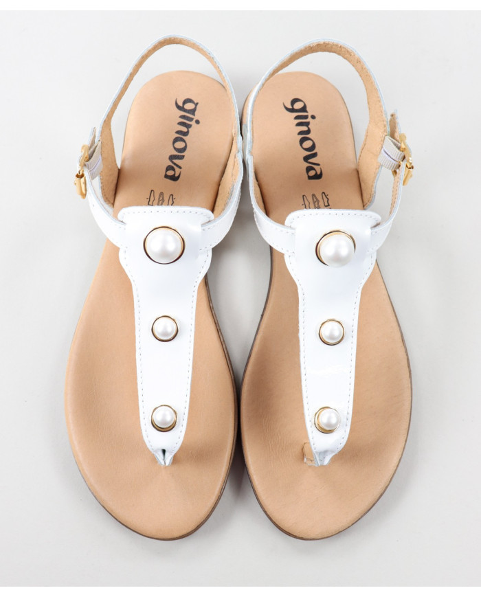 Sandalias de Madame Ginova con Perlas