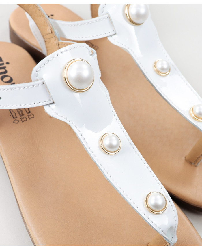 Sandalias de Madame Ginova con Perlas