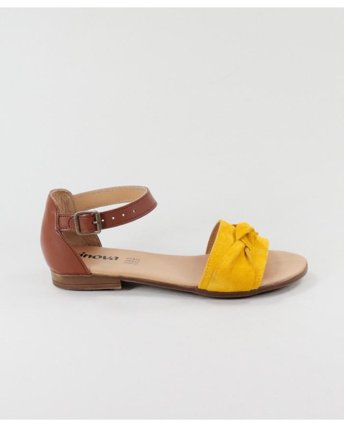 Sandalias de Senhora Ginova con Noo en la Franja