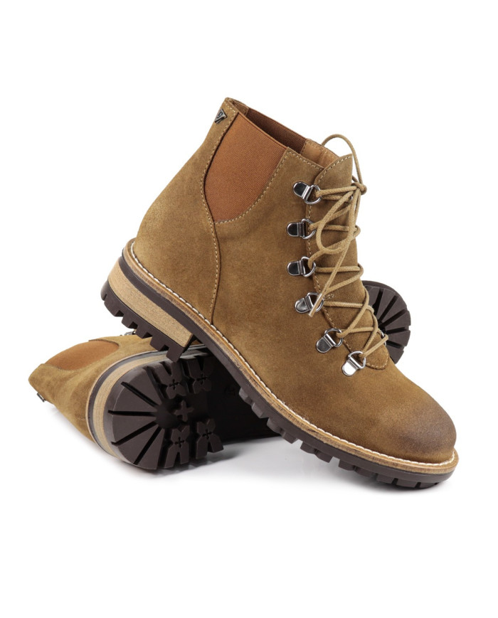 Botins Camel de Atacadores Ginova com Elástico