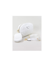 Mala Branca de Senhora com Bolsa Removível