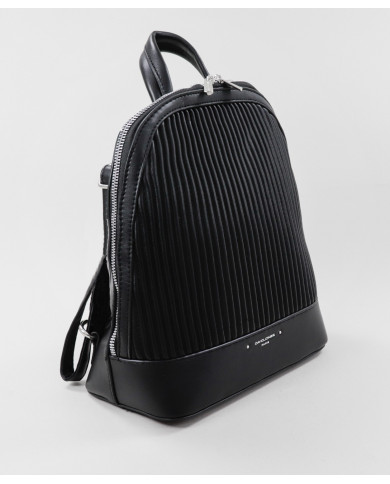 Black Lady Backpack with Relevo