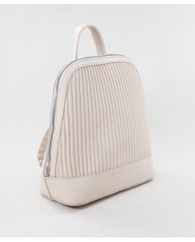 Mochila de Senhora Bege com Relevo