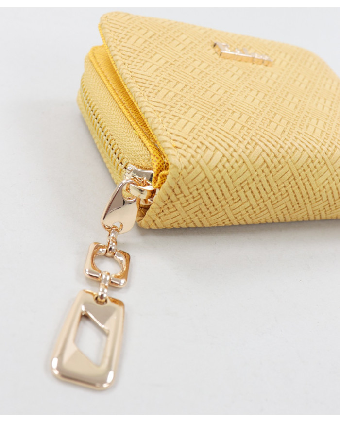 Carteira Pequena Amarela de Senhora