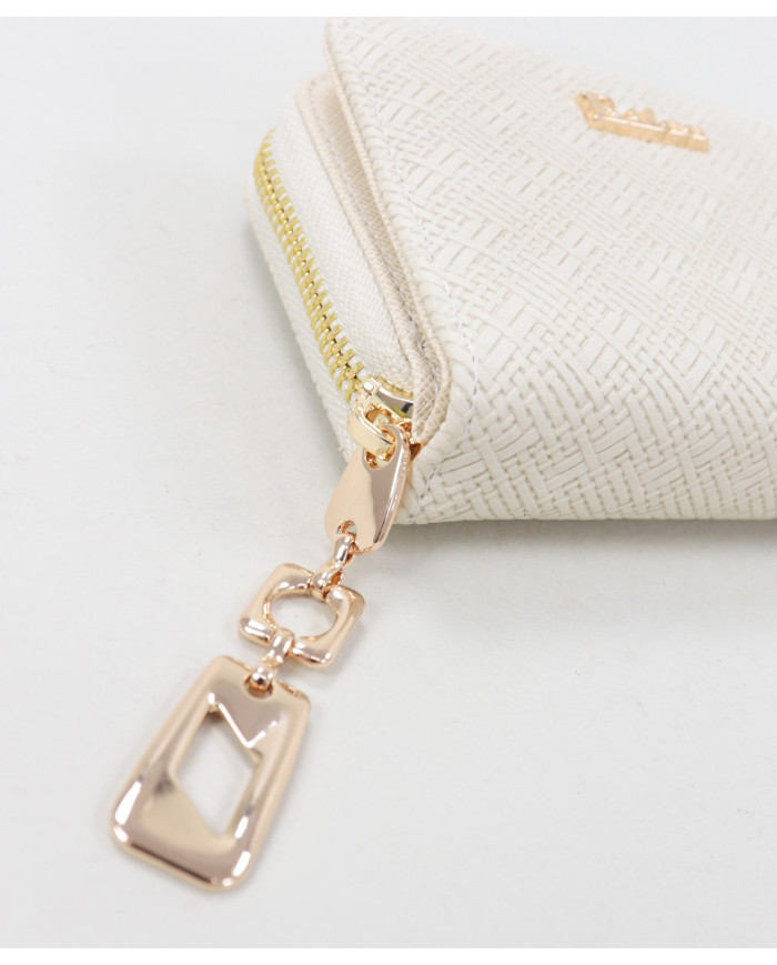 Carteira Pequena Bege de Senhora