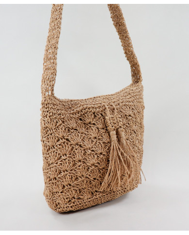 Bolsa Camel de Tiracolo con Efectos