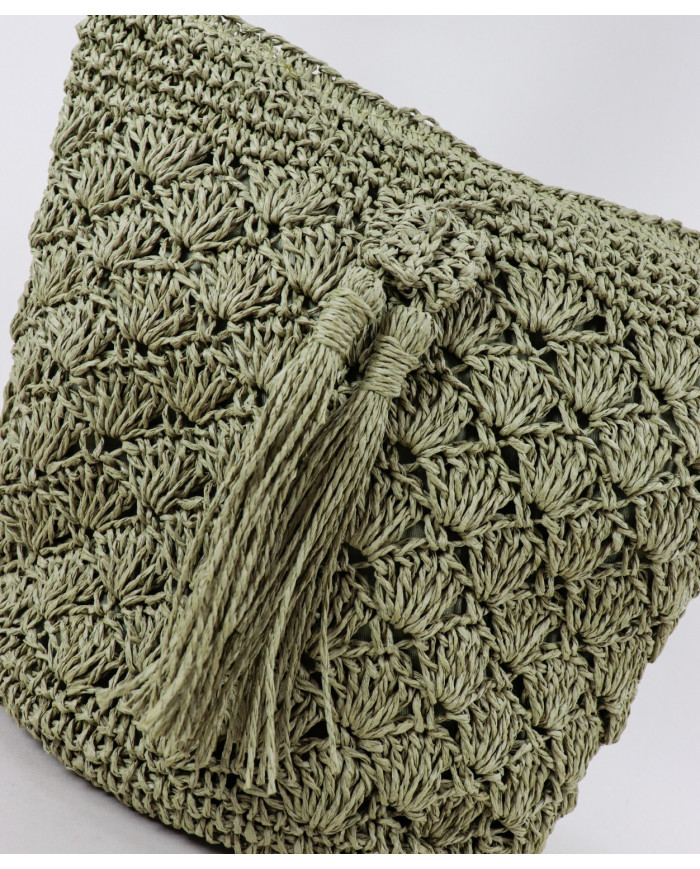 Bag Kaki of Tiracolo with Roafia Effect