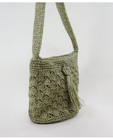 Bag Kaki of Tiracolo with Roafia Effect