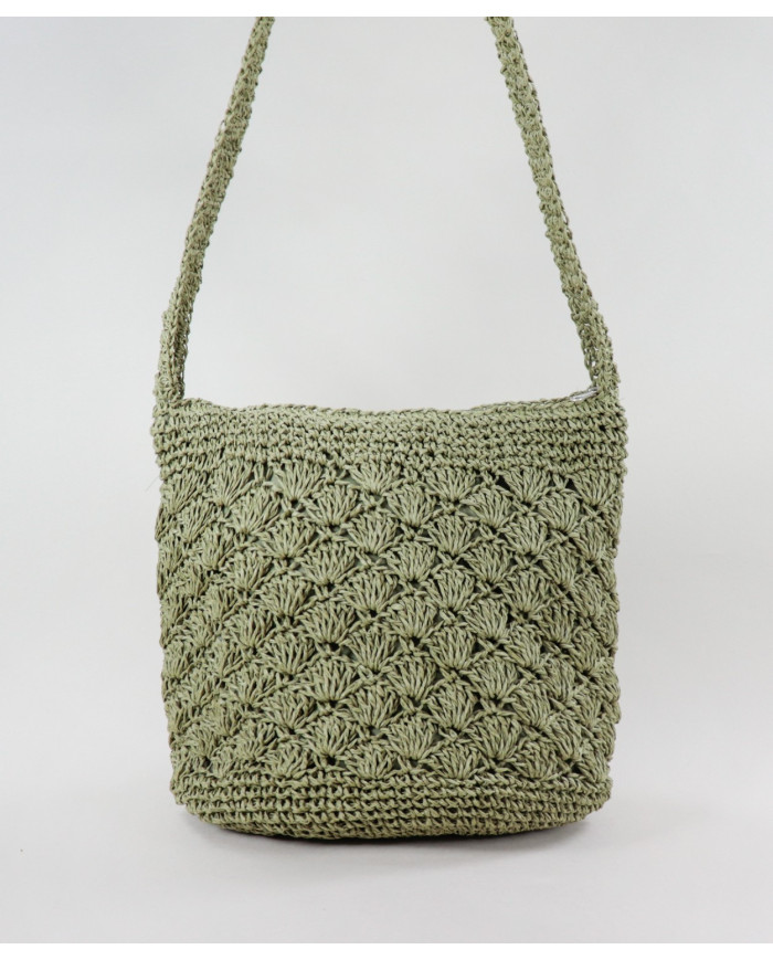 Bag Kaki of Tiracolo with Roafia Effect