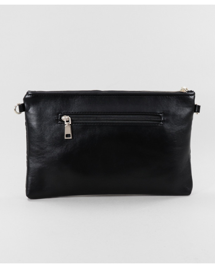 Clutch Feminina Preta com Alça Removível