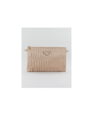 Clutch Women's Taupe with Removable Handle